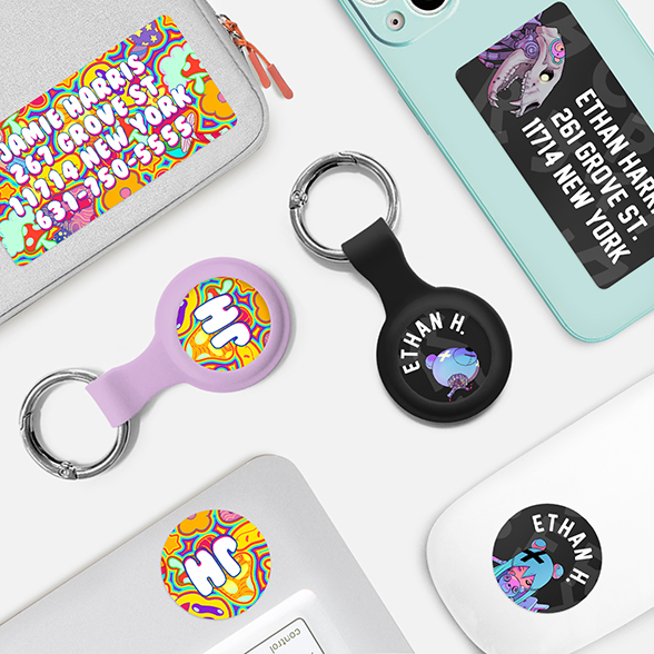 Tag-a-Tag™ Forfait Porte-clés et Étiquettes